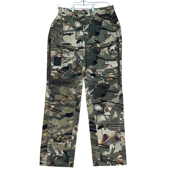 Under Armour Other - Under Armour Ridge Reaper Raider HD Pant Mens M Camo Flex Knee Stretch Waistband